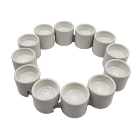 IKEA Tealight Holders White Linking Original Box Full Set of 12 - Picture 1 of 16